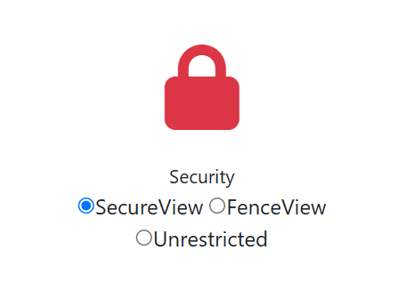 MaiPDF security mode selection
